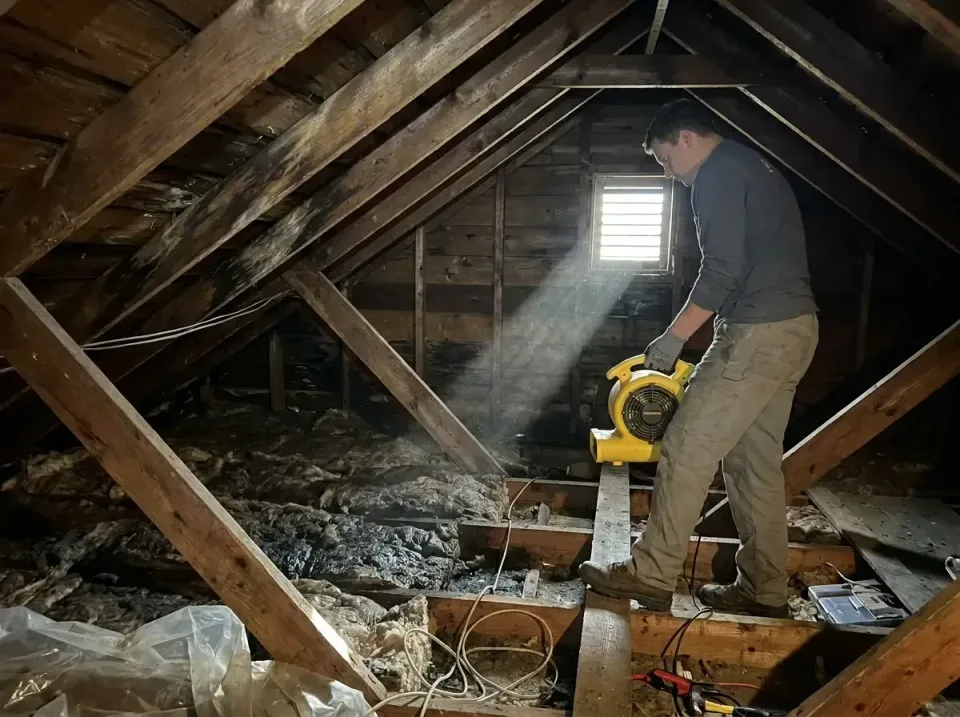 attic-water-damage-drying-proc-007 — frequently asked questions, Emergency Water Extraction & 24/7 Flood Response in Cabana…